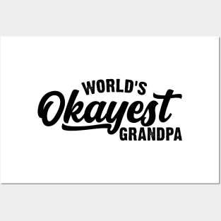 World's Okayest Grandpa v2 Posters and Art